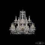Подвесная люстра Bohemia Ivele Crystal 1402 1402/10+5/240/2d G
