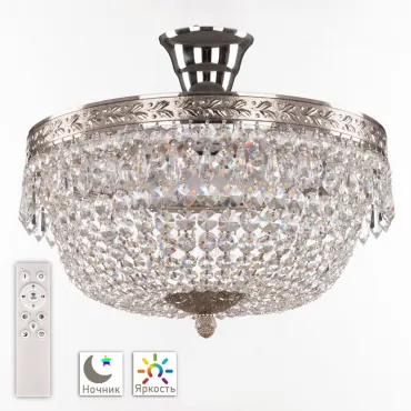 Потолочная люстра Bohemia Ivele Crystal 1901 19011/35IV/LED-DIM Ni