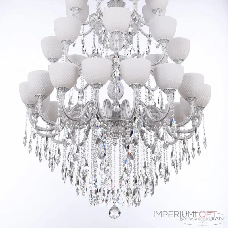 Подвесная люстра Bohemia Ivele Crystal AL7801 AL78101/16+8+8/300/3d B WMN P1 U Wave
