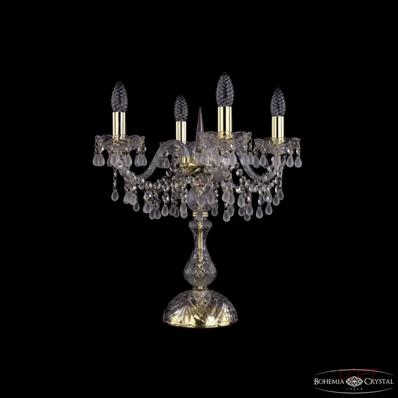 Настольная лампа Bohemia Ivele Crystal 1410 1410L/4/141-47 G V0300 Настольная лампа Bohemia Ivele Crystal 1410 1410L/4/141-47 G V0300