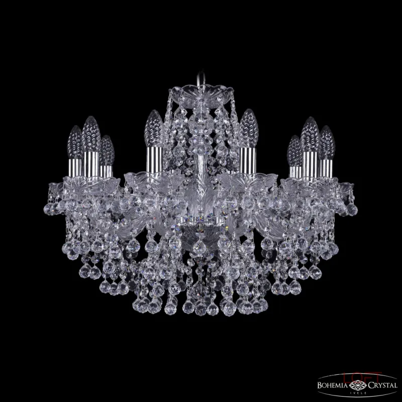 Подвесная люстра Bohemia Ivele Crystal 1409 1409/10/195 Ni