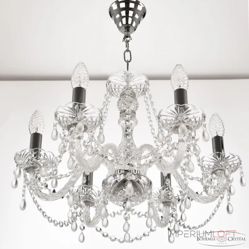 Подвесная люстра Bohemia Ivele Crystal 112 112/6/165 Ni V0300