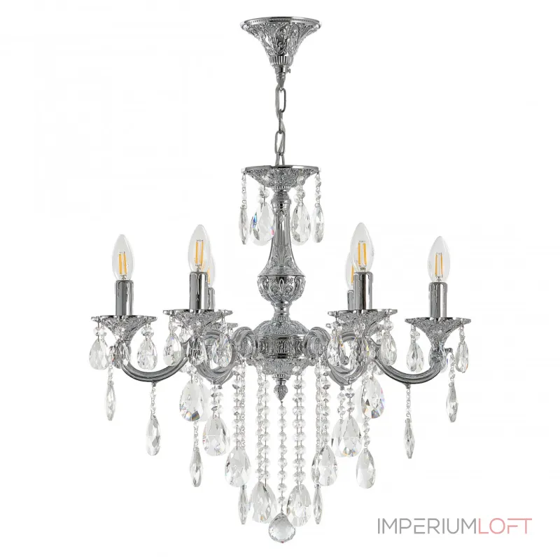 Подвесная люстра Bohemia Ivele Crystal AL7801 AL78101/6/175 B Ni