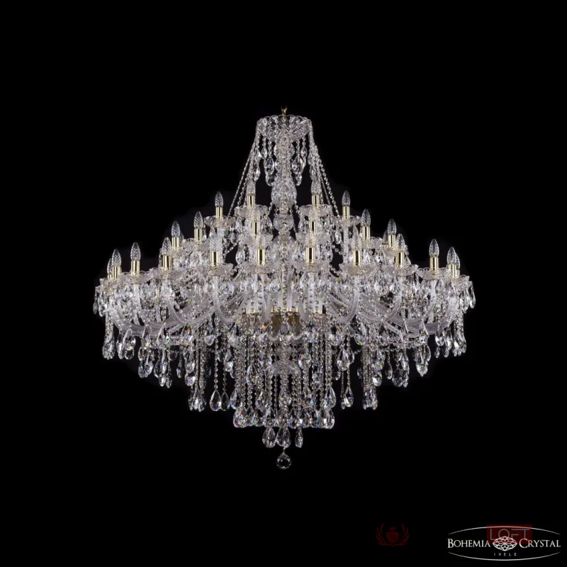 Люстра Bohemia Ivele Crystal 1415 1415/24+12+6/530 G от ImperiumLoft