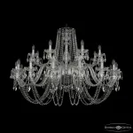 Подвесная люстра Bohemia Ivele Crystal 1402 1402/16+8/460 Ni