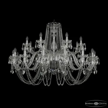 Подвесная люстра Bohemia Ivele Crystal 1402 1402/16+8/460 Ni
