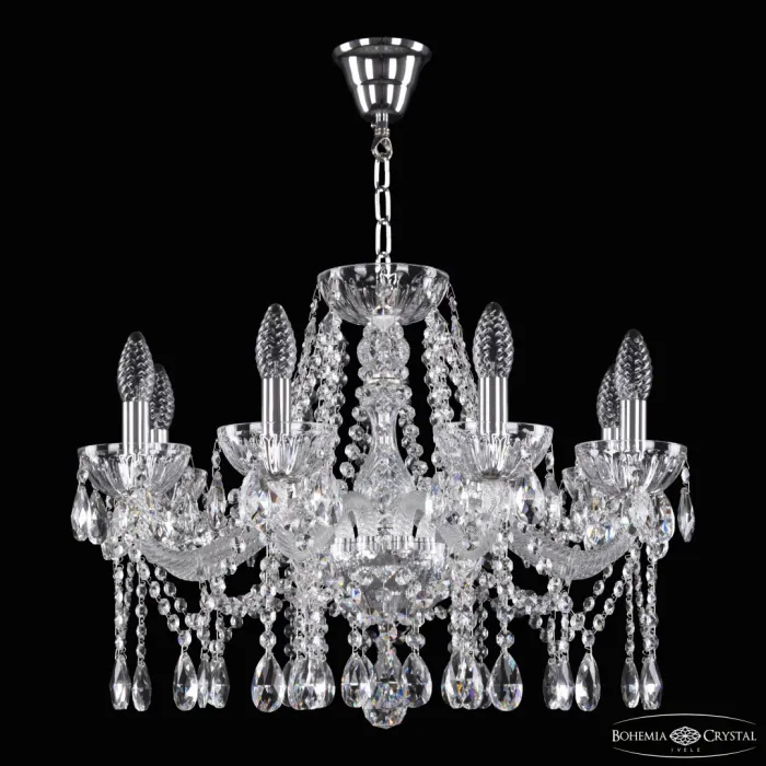 Люстра Bohemia Ivele Crystal 5413 5413/8/200 Ni Clear/M-1H от ImperiumLoft