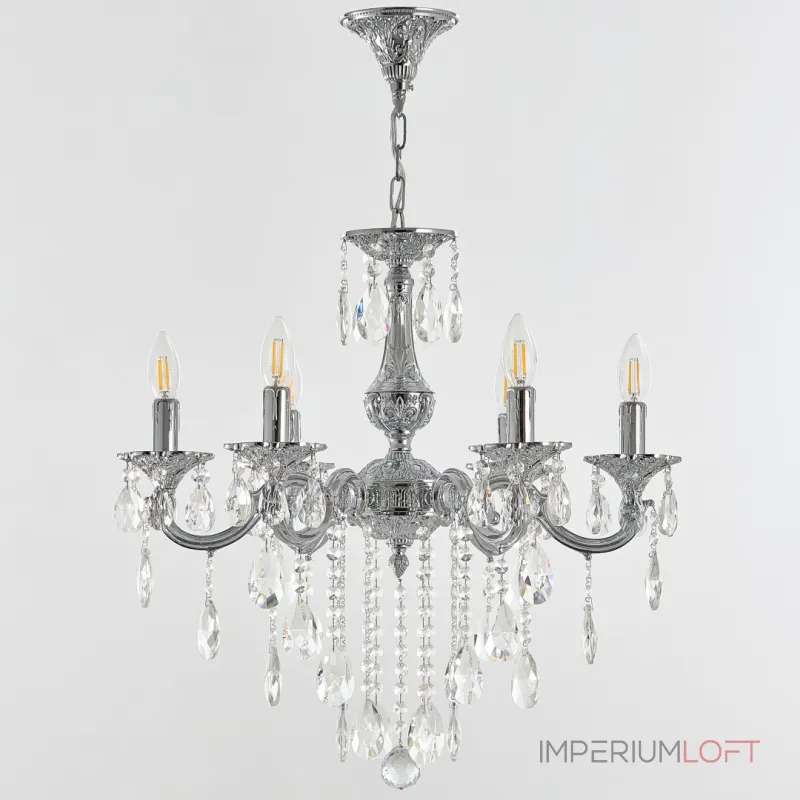 Подвесная люстра Bohemia Ivele Crystal AL7801 AL78101/6/175 B Ni