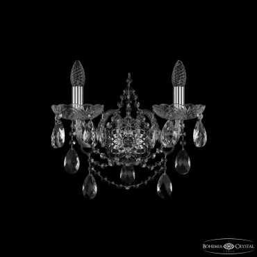Бра Bohemia Ivele Crystal 1411 1411B/2/160/XL Ni Бра Bohemia Ivele Crystal 1411 1411B/2/160/XL Ni