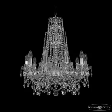 Подвесная люстра Bohemia Ivele Crystal 1411 1411/10/195/XL-65 Ni