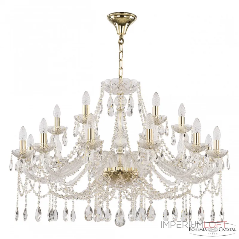 Подвесная люстра Bohemia Ivele Crystal 107 107/12+6/360 G