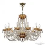 Подвесная люстра Bohemia Ivele Crystal 5402 5402/12/300 G Amber/M-1G