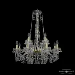 Подвесная люстра Bohemia Ivele Crystal 1409 1409/8+4/240/h-77 G