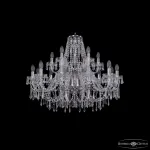 Подвесная люстра Bohemia Ivele Crystal 1403 1403/12+6/300/2d Ni