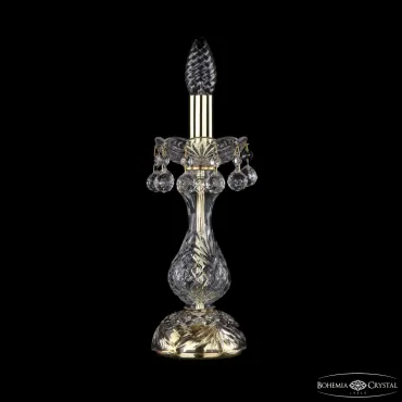 Настольная лампа Bohemia Ivele Crystal 1409 1409L/1-31 G Настольная лампа Bohemia Ivele Crystal 1409 1409L/1-31 G