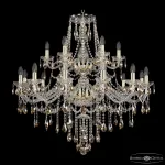 Подвесная люстра Bohemia Ivele Crystal 1415 1415/12+6/360/2d G K721