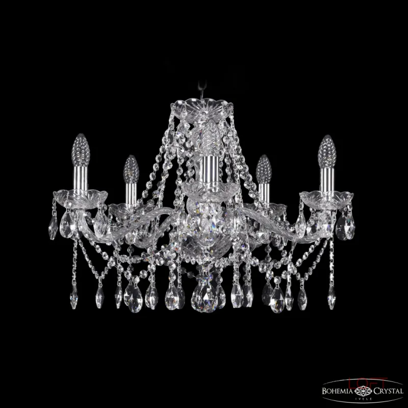Подвесная люстра Bohemia Ivele Crystal 1413 1413/5/200 Ni