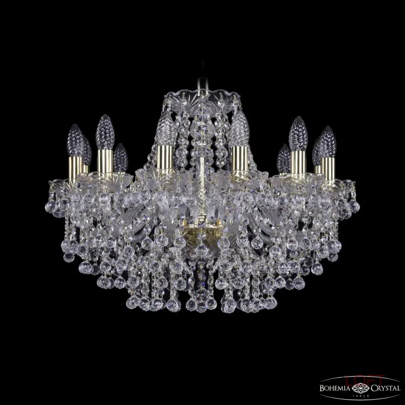 Подвесная люстра Bohemia Ivele Crystal 1409 1409/12/195 G