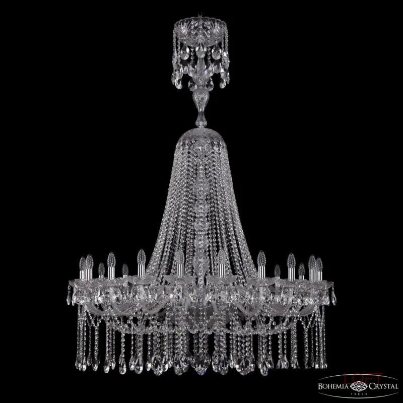 Подвесная люстра Bohemia Ivele Crystal 1413 1413/20/400/XL-160 Ni Подвесная люстра Bohemia Ivele Crystal 1413 1413/20/400/XL-160 Ni