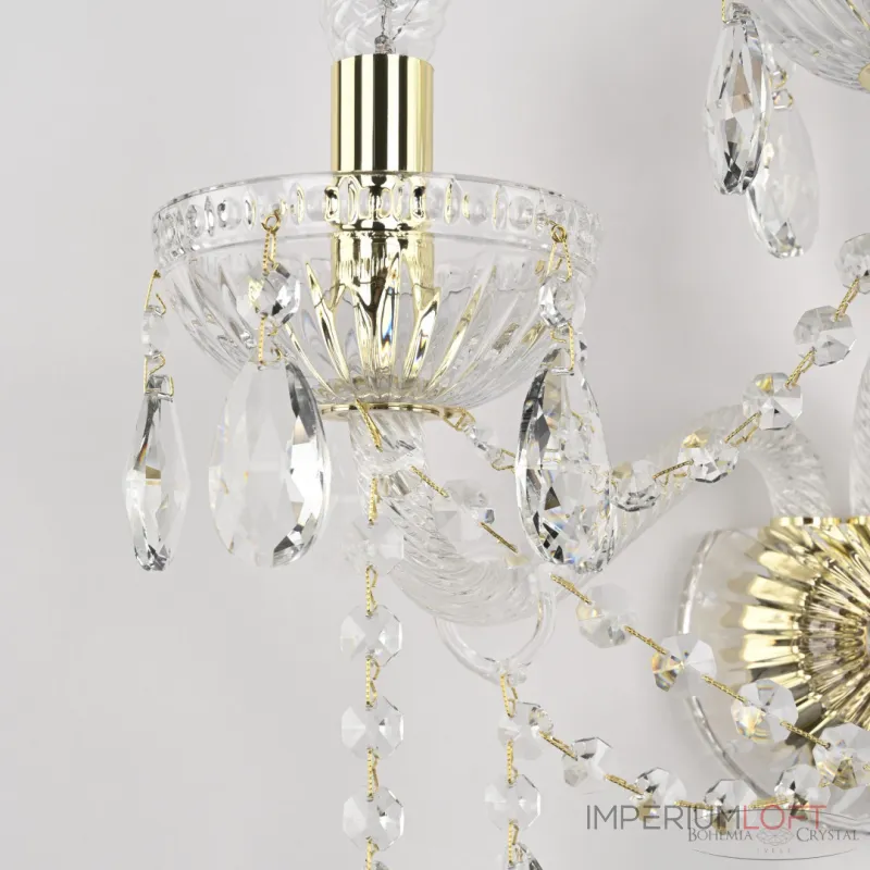 Бра Bohemia Ivele Crystal 5413 5413B/2+1/165 G Clear/M-1G Бра Bohemia Ivele Crystal 5413 5413B/2+1/165 G Clear/M-1G