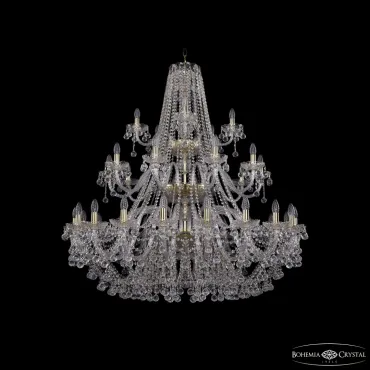 Подвесная люстра Bohemia Ivele Crystal 1409 1409/20+10+5/460/3d G