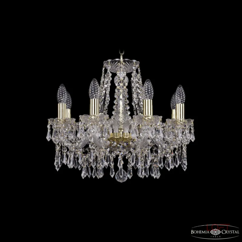 Подвесная люстра Bohemia Ivele Crystal 1403 1403/8/160 G
