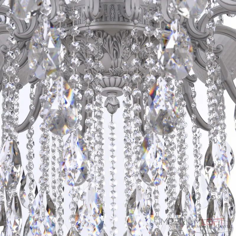 Подвесная люстра Bohemia Ivele Crystal AL7801 AL78101/16+8+8/300/3d B WMN P1 U Wave