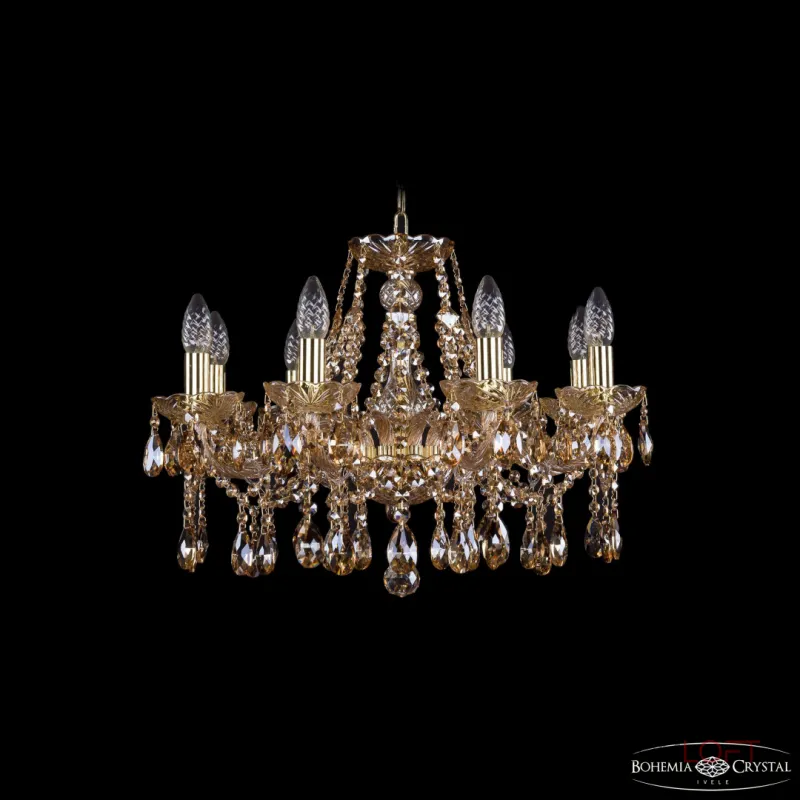 Подвесная люстра Bohemia Ivele Crystal 1413 1413/8/200 G M721