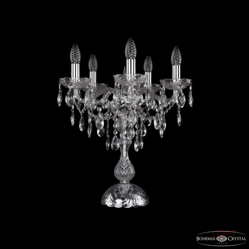 Настольная лампа Bohemia Ivele Crystal 1415 1415L/5/141-47 Ni
