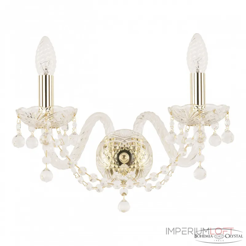 Бра Bohemia Ivele Crystal 108 108B/2/165 G Бра Bohemia Ivele Crystal 108 108B/2/165 G