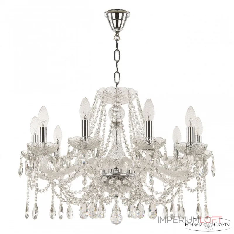 Подвесная люстра Bohemia Ivele Crystal 107 107/10/240 Ni Подвесная люстра Bohemia Ivele Crystal 107 107/10/240 Ni