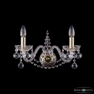 Бра Bohemia Ivele Crystal 1411 1411B/2/160 G Balls