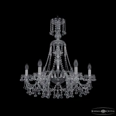 Подвесная люстра Bohemia Ivele Crystal 1409 1409/6/240/XL-75 Ni Подвесная люстра Bohemia Ivele Crystal 1409 1409/6/240/XL-75 Ni