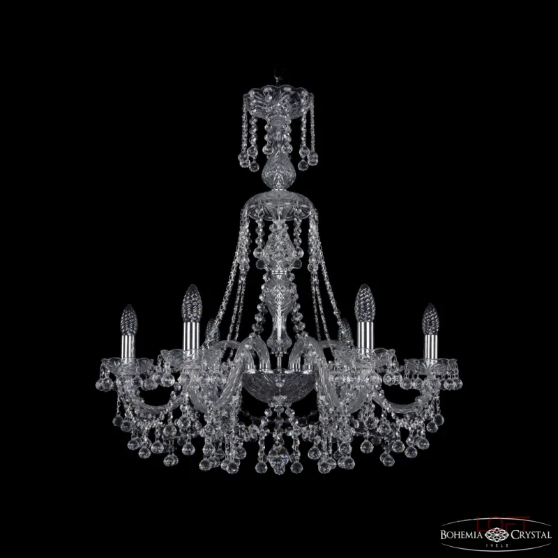 Подвесная люстра Bohemia Ivele Crystal 1409 1409/6/240/XL-75 Ni Подвесная люстра Bohemia Ivele Crystal 1409 1409/6/240/XL-75 Ni