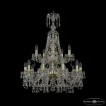 Подвесная люстра Bohemia Ivele Crystal 1403 1403/10+5/240/XL-92/2d G