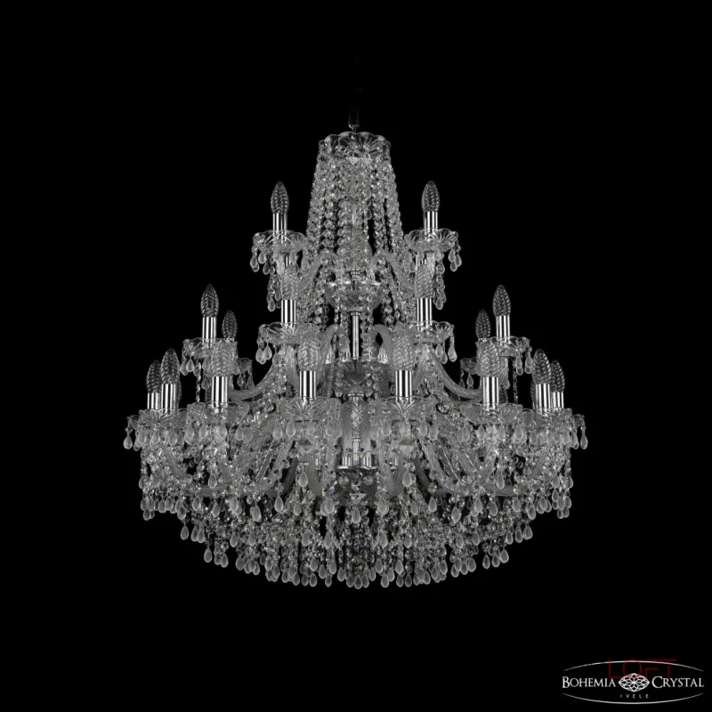 Подвесная люстра Bohemia Ivele Crystal 1410 1410/16+8+4/300/3d Ni V0300 Подвесная люстра Bohemia Ivele Crystal 1410 1410/16+8+4/300/3d Ni V0300