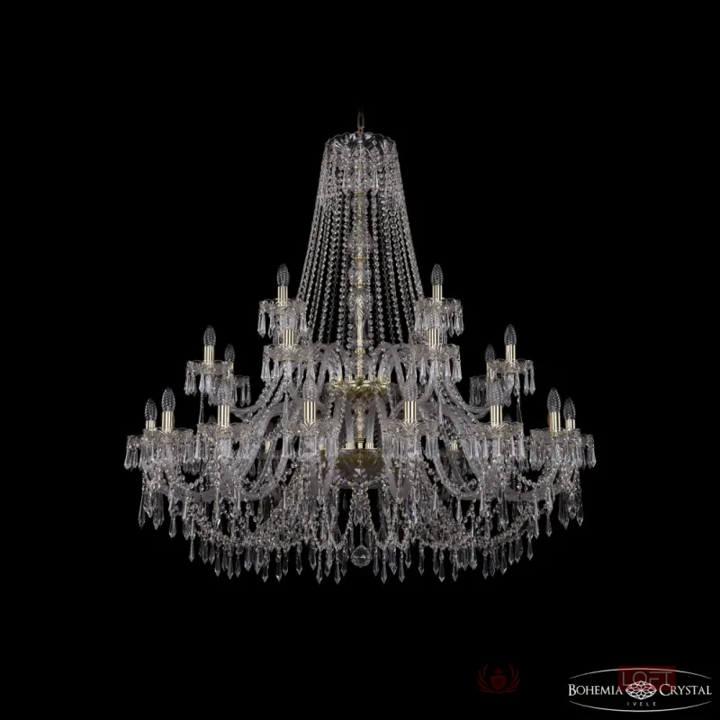 Люстра Bohemia Ivele Crystal 1403 1403/16+8+4/460/2d G от ImperiumLoft