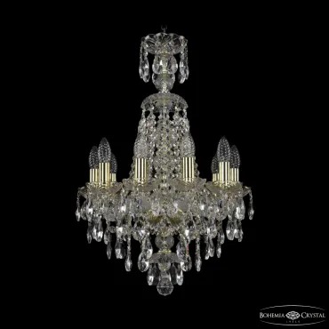 Подвесная люстра Bohemia Ivele Crystal 1415 1415/10/141/XL-66 G Подвесная люстра Bohemia Ivele Crystal 1415 1415/10/141/XL-66 G