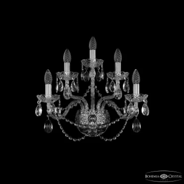Бра Bohemia Ivele Crystal 1402 1402B/2+2+1/195/XL Ni