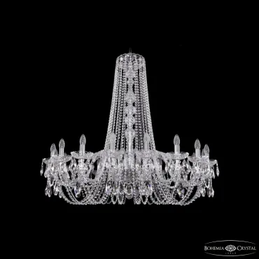 Подвесная люстра Bohemia Ivele Crystal 1402 1402/18/400/h-105 Ni Подвесная люстра Bohemia Ivele Crystal 1402 1402/18/400/h-105 Ni