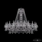 Подвесная люстра Bohemia Ivele Crystal 1411 1411/24/530 Ni