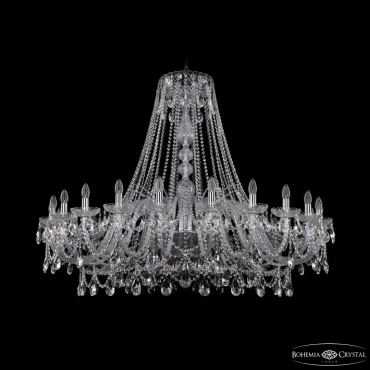 Подвесная люстра Bohemia Ivele Crystal 1411 1411/24/530 Ni