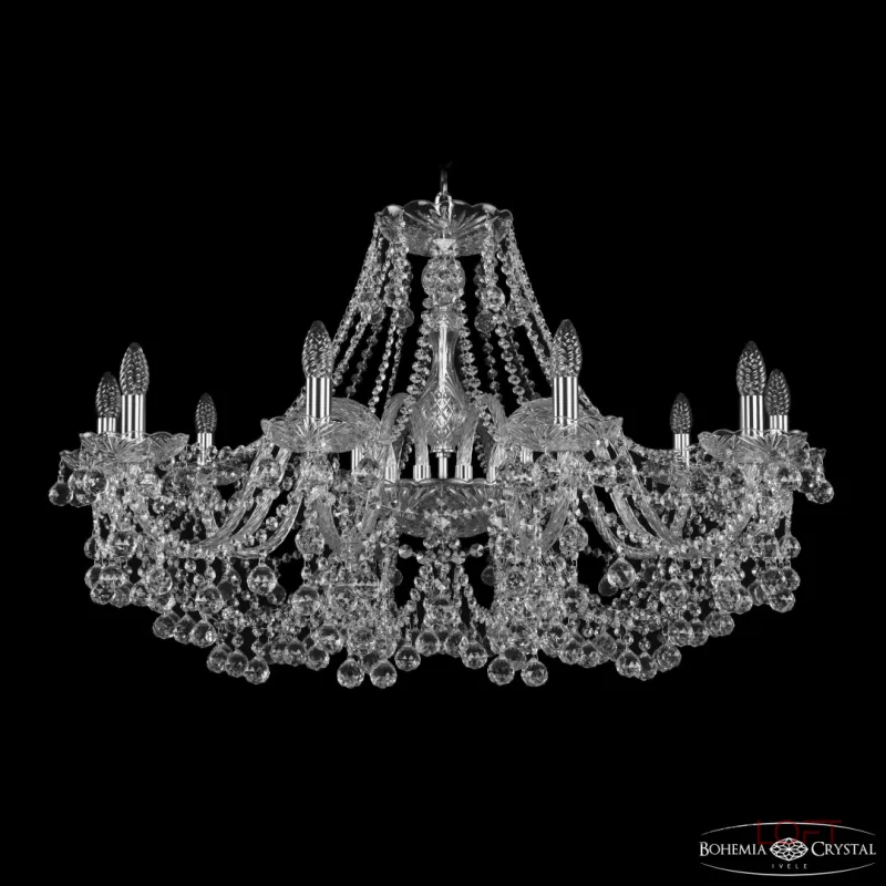 Подвесная люстра Bohemia Ivele Crystal 1409 1409/10/360 Ni