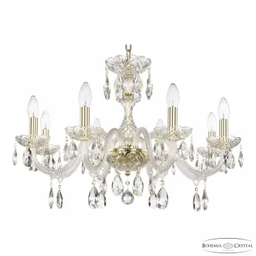 Подвесная люстра Bohemia Ivele Crystal 117 117/8/240 G Подвесная люстра Bohemia Ivele Crystal 117 117/8/240 G