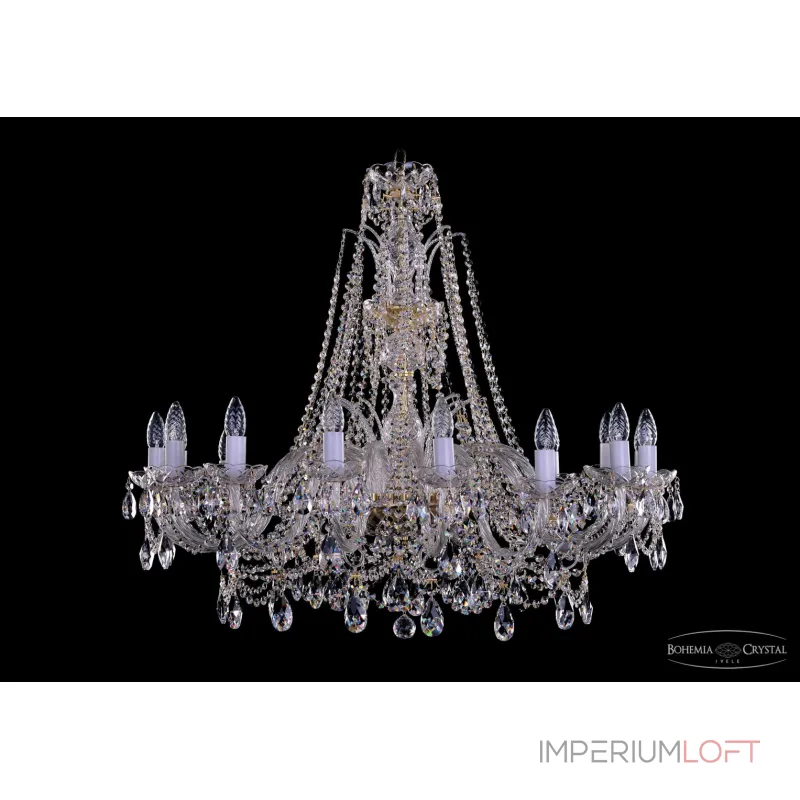 Подвесная люстра Bohemia Ivele Crystal 1411 1411/16/360/XL-87 G Подвесная люстра Bohemia Ivele Crystal 1411 1411/16/360/XL-87 G