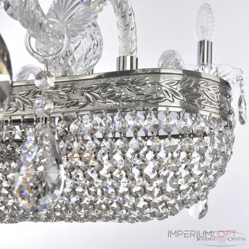 Подвесная люстра Bohemia Ivele Crystal 1452 1452/8/195/800 Ni