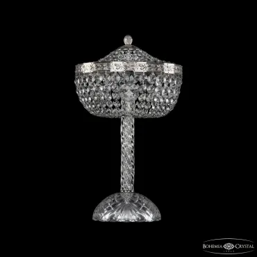 Настольная лампа Bohemia Ivele Crystal 1911 19111L4/25IV Ni Настольная лампа Bohemia Ivele Crystal 1911 19111L4/25IV Ni