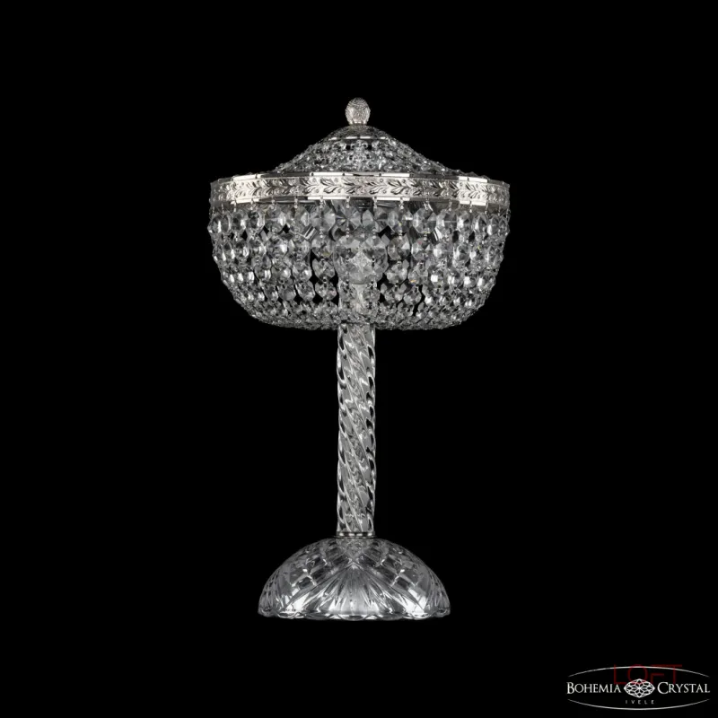 Настольная лампа Bohemia Ivele Crystal 1911 19111L4/25IV Ni Настольная лампа Bohemia Ivele Crystal 1911 19111L4/25IV Ni