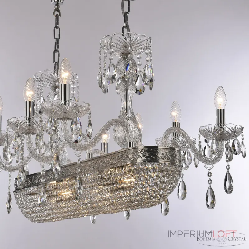 Подвесная люстра Bohemia Ivele Crystal 1452 1452/8/195/800 Ni