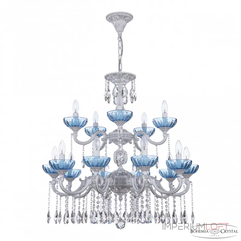 Подвесная люстра Bohemia Ivele Crystal AL7801 AL78101/10+5/250/2D A WMN P Aquamarine/M-1H Подвесная люстра Bohemia Ivele Crystal AL7801 AL78101/10+5/250/2D A WMN P Aquamarine/M-1H